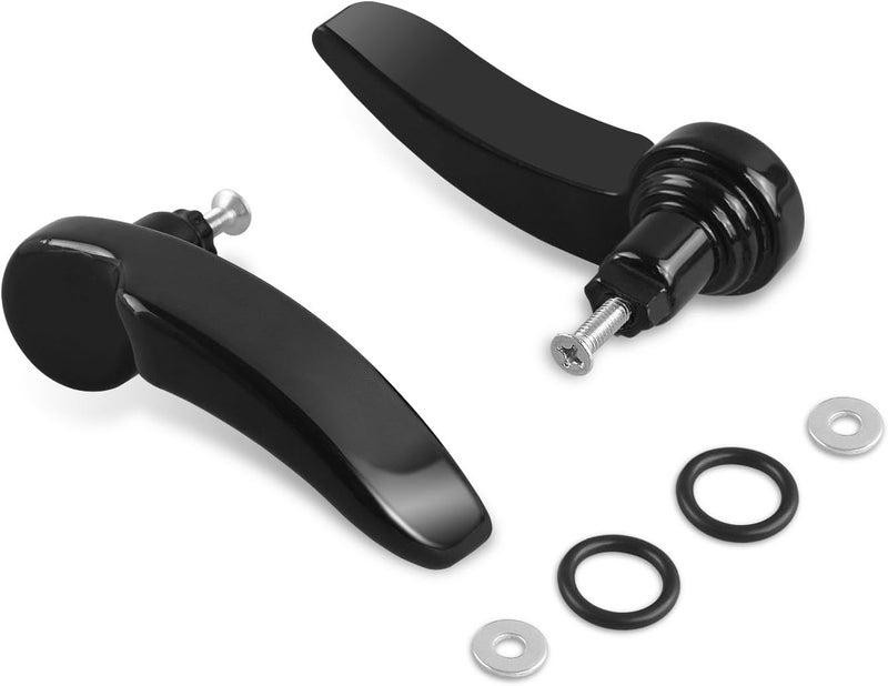SWESGI Saddle Bag Latch for Street Glide Road King Road Glide Ultra Limited Hard Bags Saddlebag Latch Lever for Harley Davidson Touring 2014-2024 (Lever Black) - Image 1